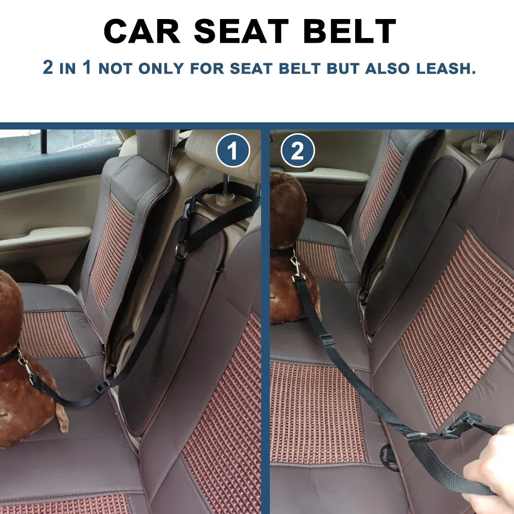 SafeRide 2-in-1 Pet Car Seat Belt