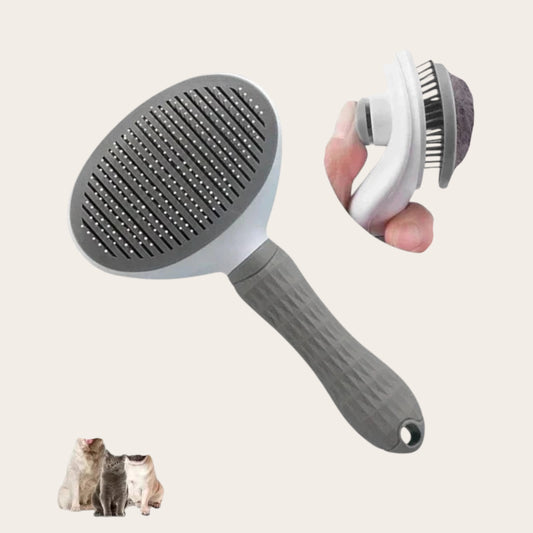 FurEase Self-Cleaning Grooming Brush