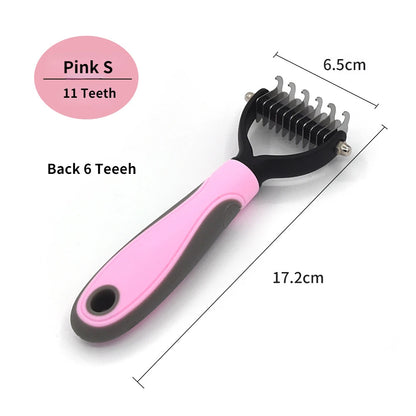 Professional Pet Deshedding Brush and Grooming Comb