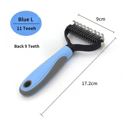 Professional Pet Deshedding Brush and Grooming Comb